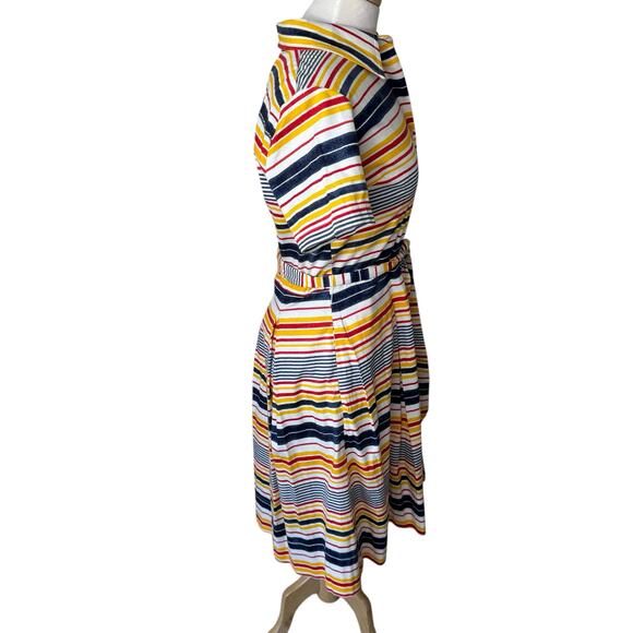FRANCES VALENTINE Bella Dress Regatta Stripe Medium - Picture 9 of 13